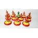 Subbuteo Andrew Table Soccer Galatasaray 2013-14 Champions League kit on RSB Professional Bases